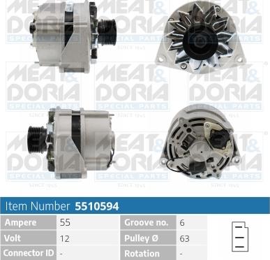 Meat & Doria 5510594 - Alternatore autozon.pro