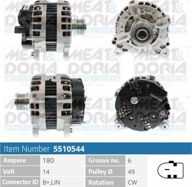 Meat & Doria 5510544 - Alternatore autozon.pro