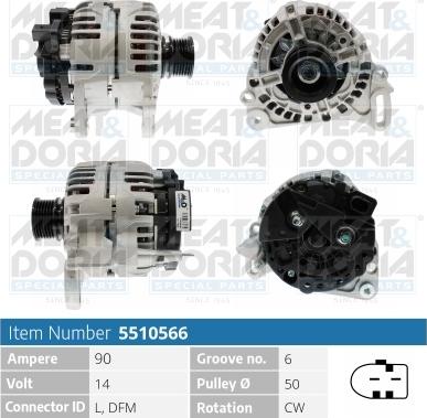 Meat & Doria 5510566 - Alternatore autozon.pro