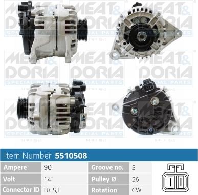 Meat & Doria 5510508 - Alternatore autozon.pro