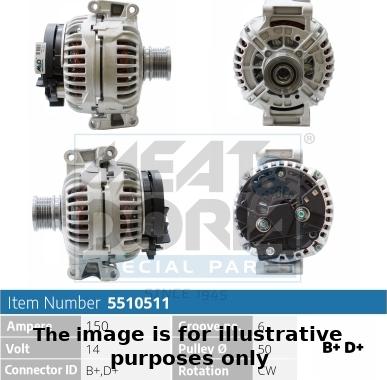 Meat & Doria 5510511G - Alternatore autozon.pro