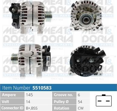 Meat & Doria 5510583 - Alternatore autozon.pro