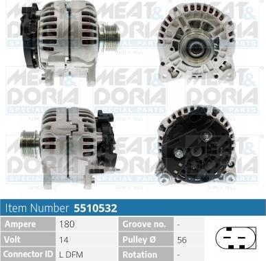 Meat & Doria 5510532 - Alternatore autozon.pro