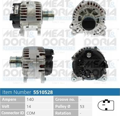 Meat & Doria 5510528 - Alternatore autozon.pro