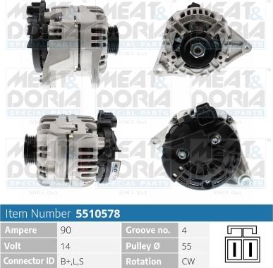 Meat & Doria 5510578 - Alternatore autozon.pro