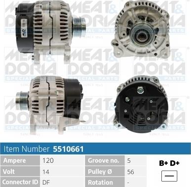 Meat & Doria 5510661 - Alternatore autozon.pro