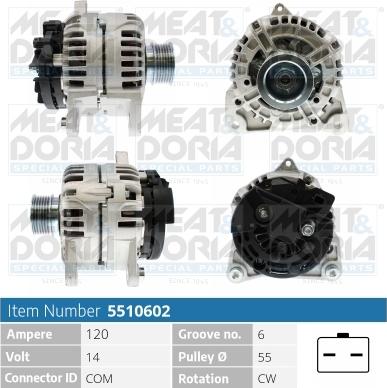 Meat & Doria 5510602 - Alternatore autozon.pro