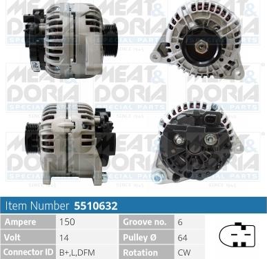 Meat & Doria 5510632 - Alternatore autozon.pro