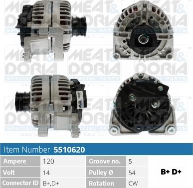 Meat & Doria 5510620 - Alternatore autozon.pro