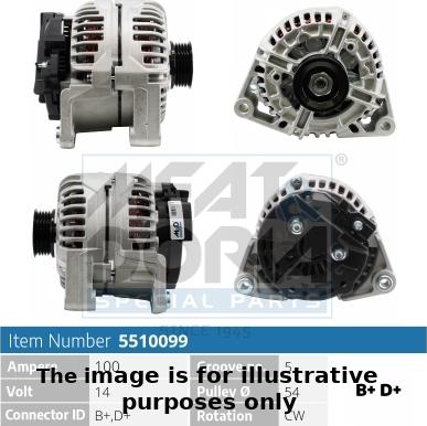 Meat & Doria 5510099G - Alternatore autozon.pro