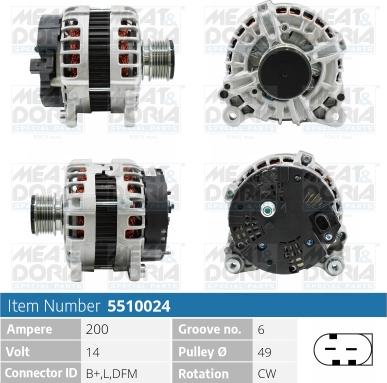 Meat & Doria 5510024 - Alternatore autozon.pro