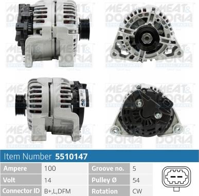 Meat & Doria 5510147 - Alternatore autozon.pro