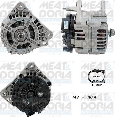 Meat & Doria 55101368G - Alternatore autozon.pro