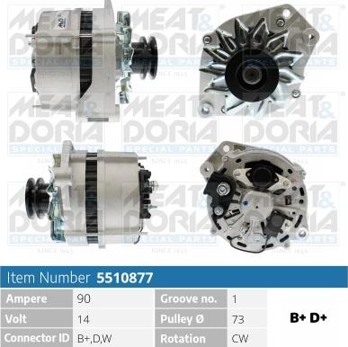 Meat & Doria 5510877 - Alternatore autozon.pro