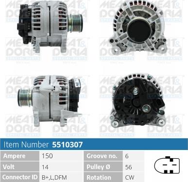 Meat & Doria 5510307 - Alternatore autozon.pro