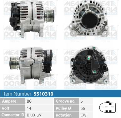 Meat & Doria 5510310 - Alternatore autozon.pro