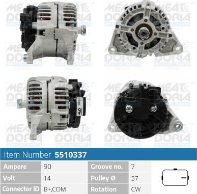 Meat & Doria 5510337 - Alternatore autozon.pro