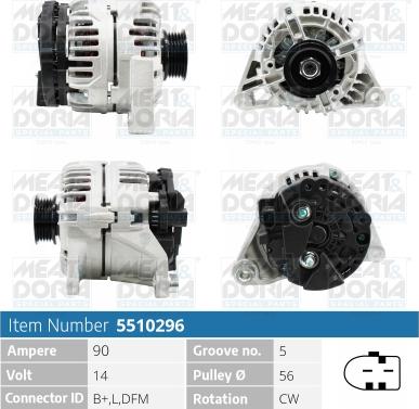 Meat & Doria 5510296 - Alternatore autozon.pro