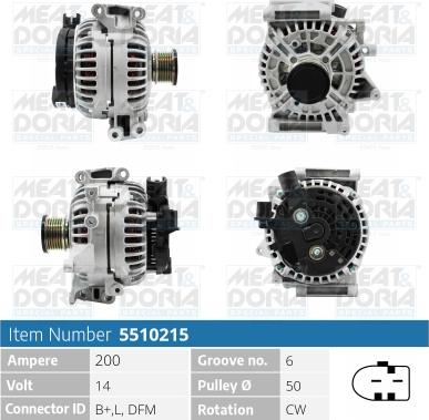 Meat & Doria 5510215 - Alternatore autozon.pro