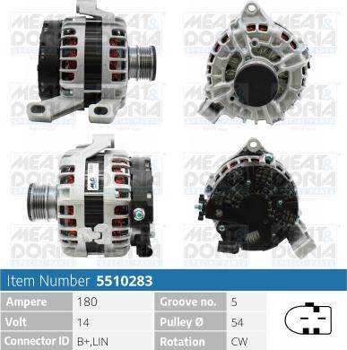 Meat & Doria 5510283 - Alternatore autozon.pro