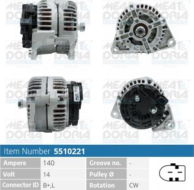 Meat & Doria 5510221 - Alternatore autozon.pro