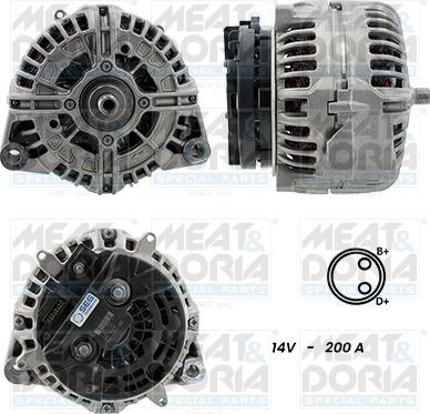 Meat & Doria 5510749G - Alternatore autozon.pro