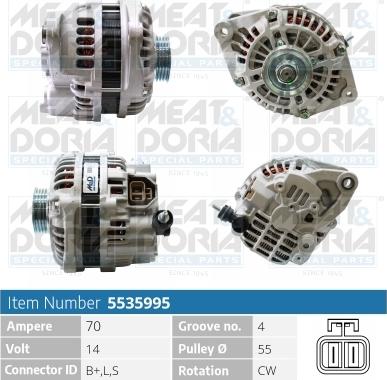 Meat & Doria 5535995 - Alternatore autozon.pro