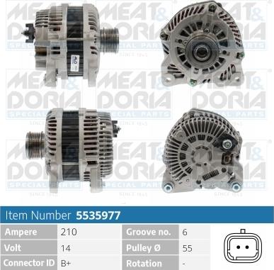 Meat & Doria 5535977 - Alternatore autozon.pro