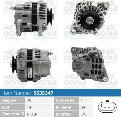 Meat & Doria 5535347 - Alternatore autozon.pro