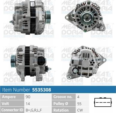 Meat & Doria 5535308 - Alternatore autozon.pro