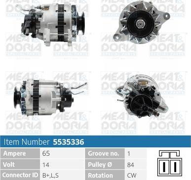 Meat & Doria 5535336 - Alternatore autozon.pro