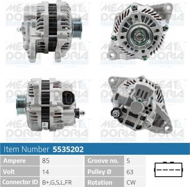 Meat & Doria 5535202 - Alternatore autozon.pro