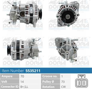 Meat & Doria 5535211 - Alternatore autozon.pro