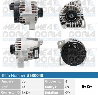 Meat & Doria 5530048 - Alternatore autozon.pro