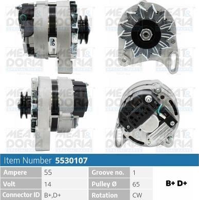 Meat & Doria 5530107 - Alternatore autozon.pro