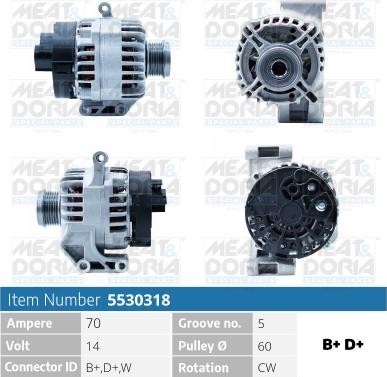 Meat & Doria 5530318 - Alternatore autozon.pro