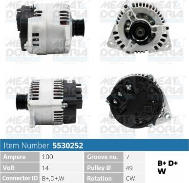 Meat & Doria 5530252 - Alternatore autozon.pro