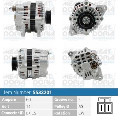 Meat & Doria 5532201 - Alternatore autozon.pro