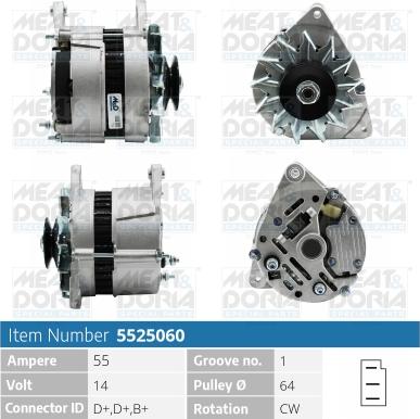 Meat & Doria 5525060 - Alternatore autozon.pro