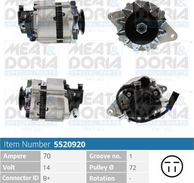 Meat & Doria 5520920 - Alternatore autozon.pro