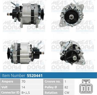 Meat & Doria 5520441 - Alternatore autozon.pro