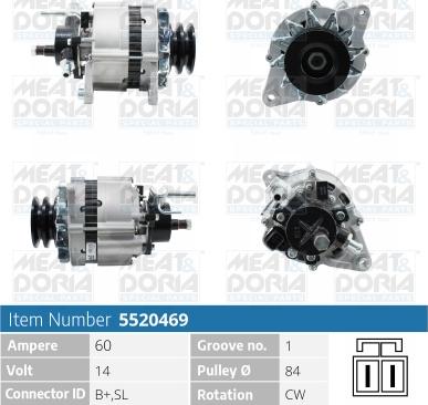 Meat & Doria 5520469 - Alternatore autozon.pro