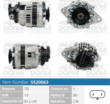 Meat & Doria 5520063 - Alternatore autozon.pro