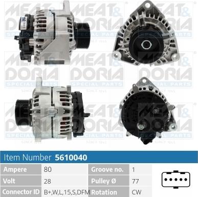 Meat & Doria 5610040 - Alternatore autozon.pro