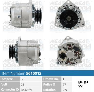 Meat & Doria 5610012 - Alternatore autozon.pro