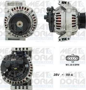 Meat & Doria 5610080G - Alternatore autozon.pro