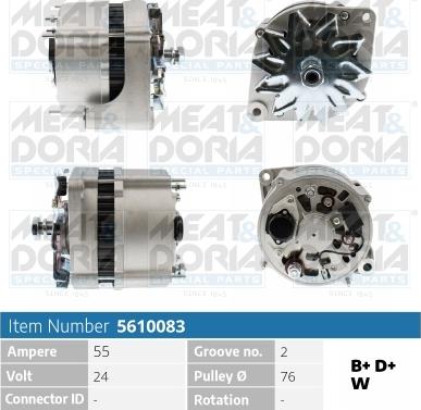 Meat & Doria 5610083 - Alternatore autozon.pro