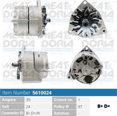 Meat & Doria 5610024 - Alternatore autozon.pro