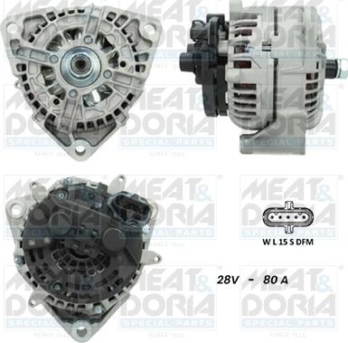 Meat & Doria 5610076G - Alternatore autozon.pro