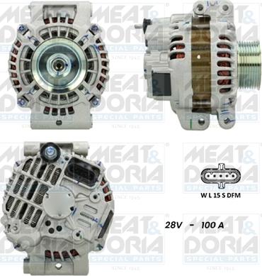 Meat & Doria 5635134G - Alternatore autozon.pro